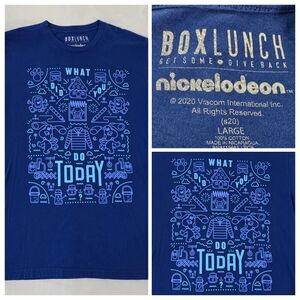 Blues Clues Nickelodeon Boxlunch Shirt Mens L Blue Short Sleeve Graphic Print